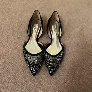 Women’s Badgley Mischka Black Flats Size 7.5
